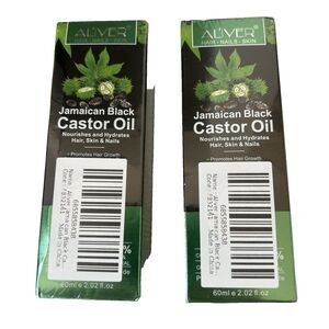 ALiver LOT OF 2 PCS -Jamaican Black Castor Oil 100% Pure Cold Pressed Exp 9/26